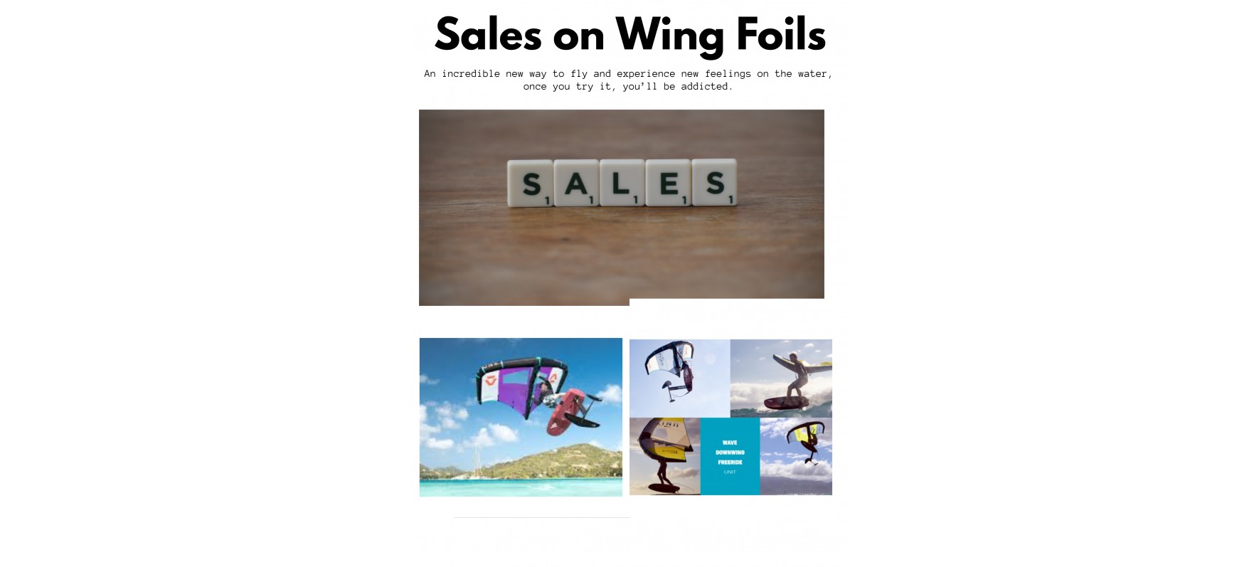 Are you looking for a wing on sale ?